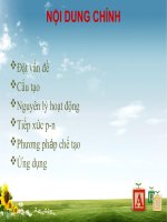 Vật liệu và linh kiện bán dẫn  laser bán dẫn