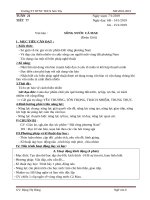 TUẦN 21 văn 6 TIẾT 77 soạn theo mô hình mới