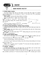 300 câu trắc nghiệm chương vectơ có đáp án và lời giải chi tiết 