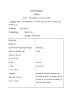 Giáo án Tiếng Việt 3 tuần 15 bài: Chính tả  Nghe viết:Nhà rông ở Tây Nguyên, phân biệt ưiươi, sx, âtâc