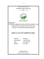 Áp dụng quy trình chăm sóc nuôi dưỡng, phòng và trị bệnh cho đàn lợn thịt tại trại Nguyễn Văn Tưởng  Kim Thành  Hải Dương (Khóa luận tốt nghiệp)
