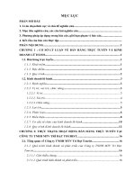 Thực trạng và biện pháp đẩy mạnh hoạt động bán hàng trực tuyến trong lĩnh vực kinh doanh lữ hành tại Công ty TNHH MTV Trí Đạt Tourist