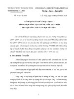 kế hoạch tổ chức trải nghiệm sáng tạo sân khấu hóa văn học dân gian