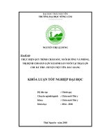 Thực hiện quy trình chăm sóc, nuôi dưỡng và phòng, trị bệnh cho đàn lợn nái sinh sản nuôi tại trại lợn Chu Bá Thơ  huyện Việt Yên  tỉnh Bắc Giang (Khóa luận tốt nghiệp)