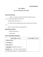 Giáo án Tiếng Việt 2 tuần 1 bài: Tập đọc  Ngày hôm qua đâu rồi?