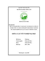 Tiếp cận thị trường và quảng bá sản phẩm của công ty cổ phần thức ăn chăn nuôi HAPPY FEED thuộc tập đoàn Đức Hạnh Marphavet tại các đại lý tỉnh Bắc Giang (Khóa luận tốt nghiệp)