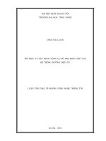 Tìm hiểu và xây dựng công cụ hỗ trợ kiểm thử các hệ thống hướng dịch vụ 