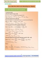 TƯ DUY GIẢI NHANH bài tập hóa học   thầy trần trọng tuyền tặng HS 