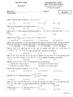 21 đề kiểm tra 1 tiết chương 2 phương trình mũ và lôgarit có đáp án 