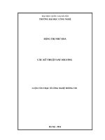 Luận văn thạc sĩ công nghệ thông tin các kỹ thuật SAT solving 