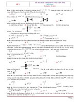 10 đề thi thử THPT quốc gia môn toán có lời giải và đáp án 