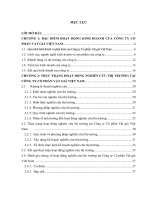 Thực trạng và giải pháp hoàn thiện hoạt động nghiên cứu thị trường của Công ty Cổ phần Vật giá Việt Nam