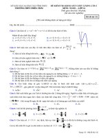 De KSCL THPT quoc gia lan 1 