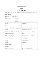 Giáo án Tiếng Việt 3 tuần 32 bài: Chính tả  Nghe  viết: Hạt mưa, phân biệt l, n;  v, d