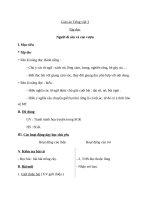 Giáo án Tiếng Việt 3 tuần 32 bài: Tập đọc  Người đi săn và con vượn