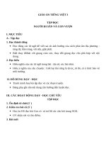 Giáo án Tiếng Việt 3 tuần 32 bài: Tập đọc  Người đi săn và con vượn