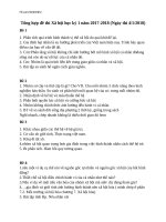 Tổng hợp đề thi xã hội học kỳ 1 năm 2017 