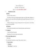 Giáo án Tiếng Việt 3 tuần 1 bài: Tập đọc  Cậu bé thông minh