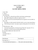 Giáo án Tiếng Việt 3 tuần 1 bài: Tập đọc  Cậu bé thông minh