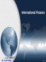 chương 7 International Finance