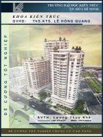 Đề cương tốt nghiệp:Chung cư cao tầng