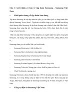 Quản lý học tập đoàn samsung việt nam