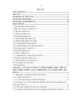 Phát triển chiến lược marketing của các chuỗi siêu thị bán lẻ Việt Nam trên địa bàn thành phố Hà Nội