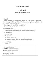 Giáo án Tiếng Việt 3 tuần 29 bài: Chính tả  Nghe  viết: Buổi học thể dục, viết tên người nước ngoài, phân biệt s, x; in, inh