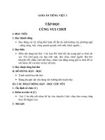 Giáo án Tiếng Việt 3 tuần 28 bài: Tập đọc  Cùng vui chơi