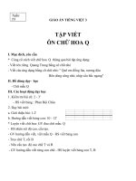 Giáo án Tiếng Việt 3 tuần 23 bài: Tập viết  Ôn chữ hoa Q