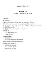 Giáo án Tiếng Việt 3 tuần 22 bài: Chính tả  Nghe  viết: Êđixơn, phân biệt tr, ch; dấu hỏi, dấu ngã
