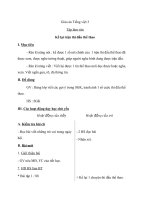 Giáo án Tiếng Việt 3 tuần 28 bài: Tập làm văn  Kể lại 1 trận thi đấu thể thao. Viết lại một tin thể thao trên báo, đài