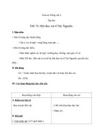 Giáo án Tiếng Việt 3 tuần 25 bài: Tập đọc  Hội đua voi ở Tây Nguyên