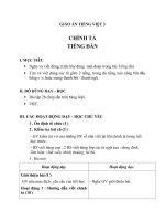 Giáo án Tiếng Việt 3 tuần 24 bài: Chính tả  Nghe  viết: Tiếng đàn, phân biệt s, x; dấu hỏi, dấu ngã