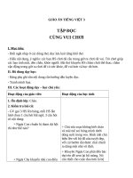 Giáo án Tiếng Việt 3 tuần 28 bài: Tập đọc  Cùng vui chơi