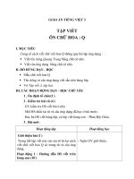Giáo án Tiếng Việt 3 tuần 23 bài: Tập viết  Ôn chữ hoa Q