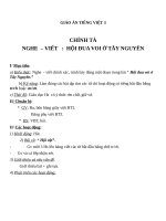 Giáo án Tiếng Việt 3 tuần 25 bài: Chính tả  Nghe  viết: Hội đua voi ở Tây Nguyên, phân biệt tr, ch; ưt, ưc