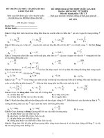 15 đề thi thử THPT môn vật lý 2019 có đáp án và lời giải 