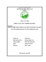 Hoàn thiện hợp tác xã theo luật hợp tác xã năm 2012 tại hợp tác xã xã Côn Minh  huyện Nà Rì  tỉnh Bắc Kạn (Khóa luận tốt nghiệp)