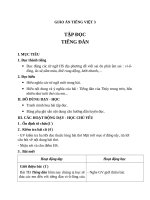 Giáo án Tiếng Việt 3 tuần 24 bài: Tập đọc  Tiếng đàn