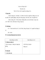 Giáo án Tiếng Việt 3 tuần 22 bài: Tập làm văn  Nói, viết về một người lao động trí óc