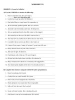 Bài tập về Gerund và Infinitive