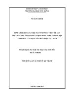 Đánh giá khả năng chịu tải vượt mức thiết kế của kết cấu công trình biển cố định bằng thép khi gia hạn khai thác – áp dụng vào điều kiện việt nam (tt) 