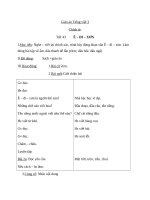 Giáo án Tiếng Việt 3 tuần 22 bài: Chính tả  Nghe  viết: Êđixơn, phân biệt tr, ch; dấu hỏi, dấu ngã