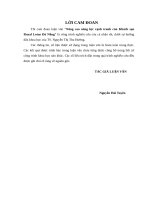 Luận văn thạc sỹ - Nâng cao năng lực cạnh tranh của Khách sạn Royal Lotus Đà Nẵng