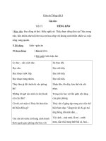 Giáo án Tiếng Việt 3 tuần 24 bài: Tập đọc  Tiếng đàn