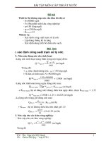 bài giảng cấp thoát nước