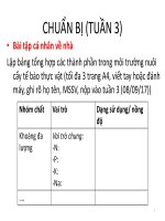 Tiểu luận Kĩ thuật nuôi cấy tế bào thu nhận sản phẩm bậc 2