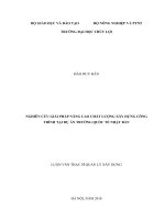 Nghiên cứu giải pháp nâng cao chất lượng xây dựng công trình tại dự án trường quốc tế nhật bản 