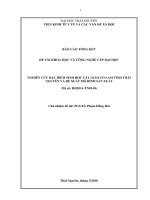 NGHIÊN CỨU ĐẶC ĐIỂM SINH HỌC CÂY GIẢO CỔ LAM TỈNH THÁI NGUN VÀ ĐỀ XUẤT MƠ HÌNH SẢN XUẤT